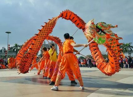 深圳企业年会-团队舞龙